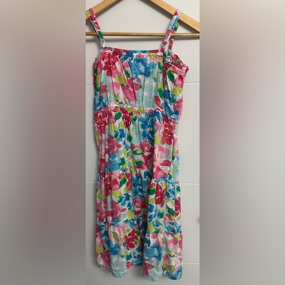 Old Navy Girls Vibrant Floral Sundress- Size XL (14-16) - Picture 2 of 5